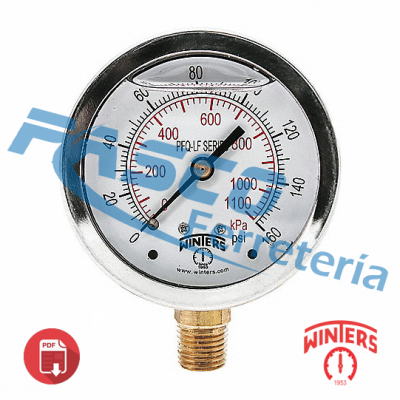 Manómetro Inox Bronce (C.V)