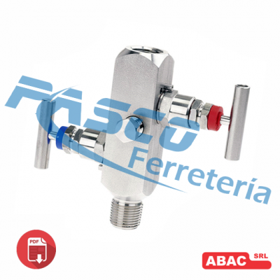 Válvula Integral de Bloqueo & Purga