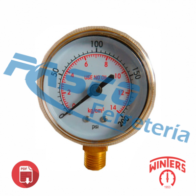 Manómetro para Oxigeno